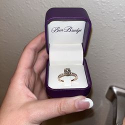 Ben Bridge 14K Rose Gold Engagement Ring