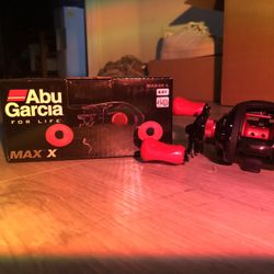 Abu Garcia Max X (Left Handed reel)