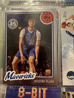 Rookie Card Cooper Flagg Mavericks Basketball Trading Card