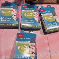 Haynes Premium Comfort blend  Six Pack Bikinis