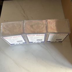3 Baseball Card Holders Holds 250 Cards Each (New Factory Sealed)