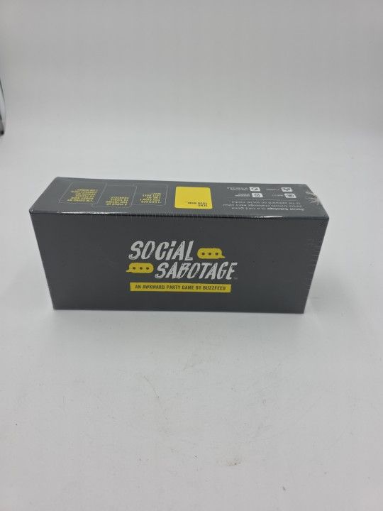 Social Sabotage: An Awkward Party Game by BuzzFeed - Ages 17 & up - 0825-07