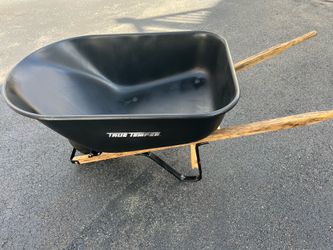 True Temper 6 cu. ft. Steel Wheelbarrow