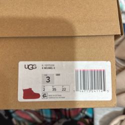 Ugg Red Size 3 Kids