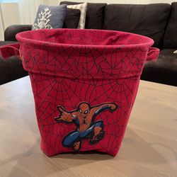 Pottery Barn Spiderman Canvas Storage Bin