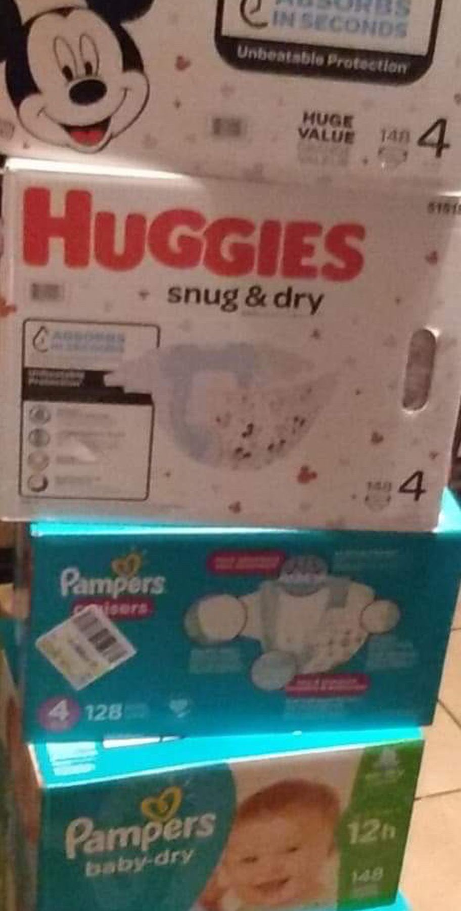 Diapers 30$ Each Box