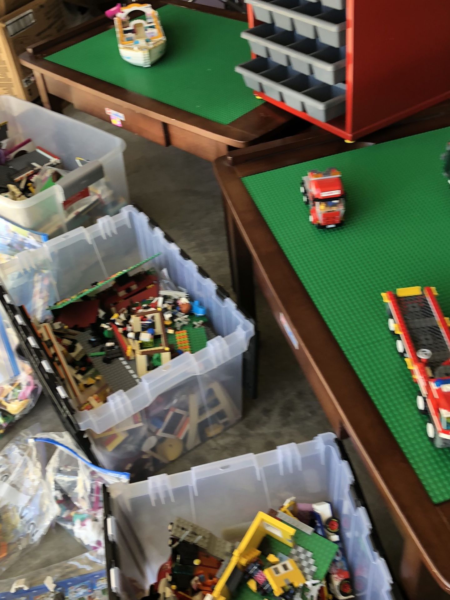 LEGOS, LEGO TABLES, LEGO DRAWERS, BOOKS!