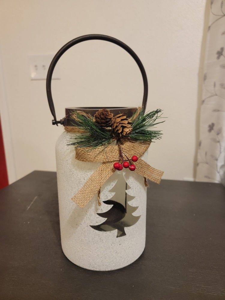 Christmas decoration candle holders 