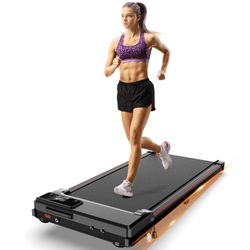 Walking Pad Treadmill Under Desk,6% Manual Incline,300lbs Capacity,Foldable Portable 2.5HP Mini Treadmill for Home,APP Compatible,Compact Design for W