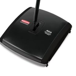 Rubbermaid Carpet Sweeper Dual Action Black