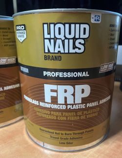  Liquid Nails FRP Adhesive – Professional Grade (1 Gallon) 🟡  💰 $15 Firm — 3 in Stock (Brand New, Unopened) 📍 Pickup Location: S. Durango & 215 n