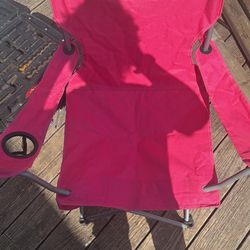 Pink Camping Chair