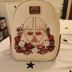 NWT. Darth Vader With Roses Loungefly Backpack. 