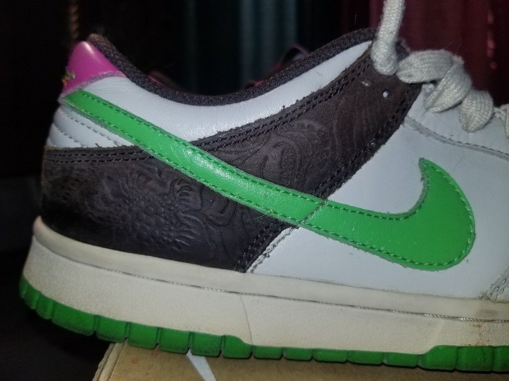 Nike Dunk Low "Birch ,Green,Bean" Size 6.5 --2016 Release.