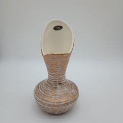 Royal Haeger Gold Tweed Glaze Vase