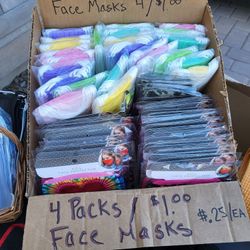 Face Masks, New and Sealed!!