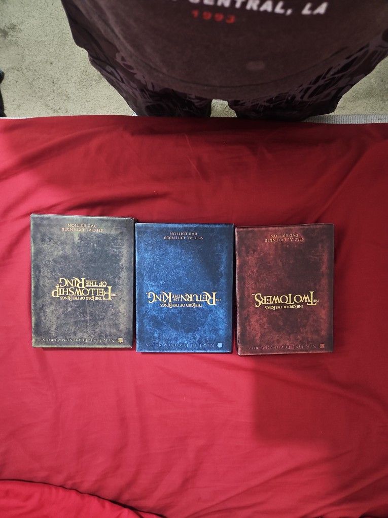 The Lord of the Rings set DVD Special Extended Edition Collectors 12 Discs
