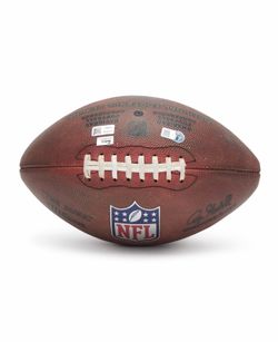 Travis Kelce Career High in Receptions (14) Game Used Autographed football #196