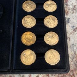 NRA Big Game Classic Collectors Coin Set In Original Case