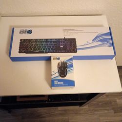  BTO Wired Gaming Keyboard & RGB Mouse 