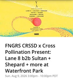 4 FNGRS CRSSD x Cross tickets
