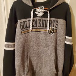 Nice Warm New Vegas Golden Knights Hoodie Sweatshirt Size Lg 
