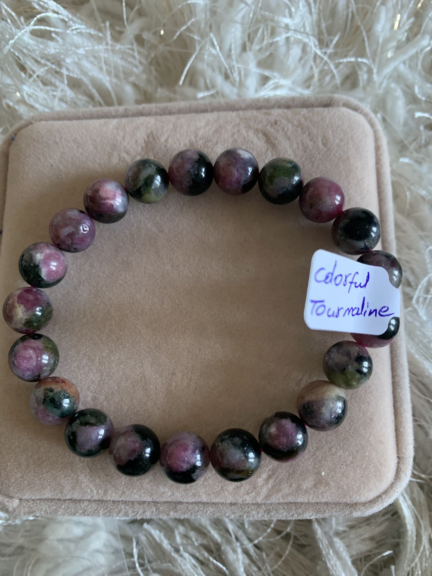 Beautiful good quality Colorful tourmaline bracelet
