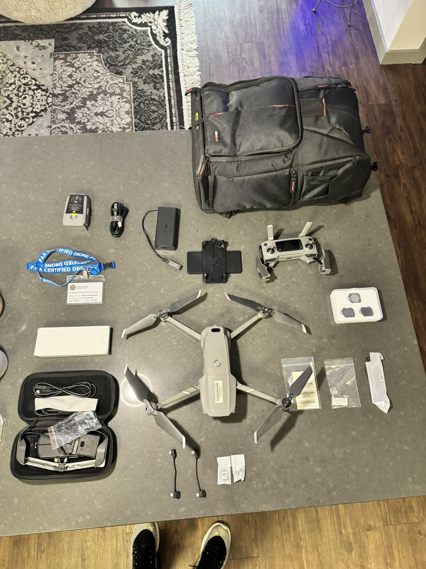 DJI Mavic 2 Pro Drone w/Epson Moverio FPV glasses