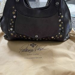 Patricia Nash Metallic Grey Handbag