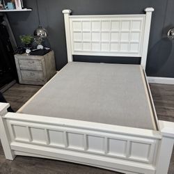 White Queen Bed Frame 