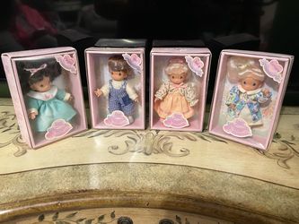 Precious Moments Friendship Garden Dolls Set of 4