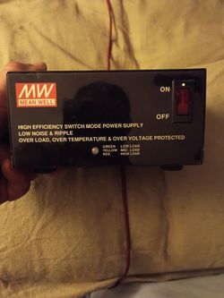 Mean well  high efficiency switch mode power supply