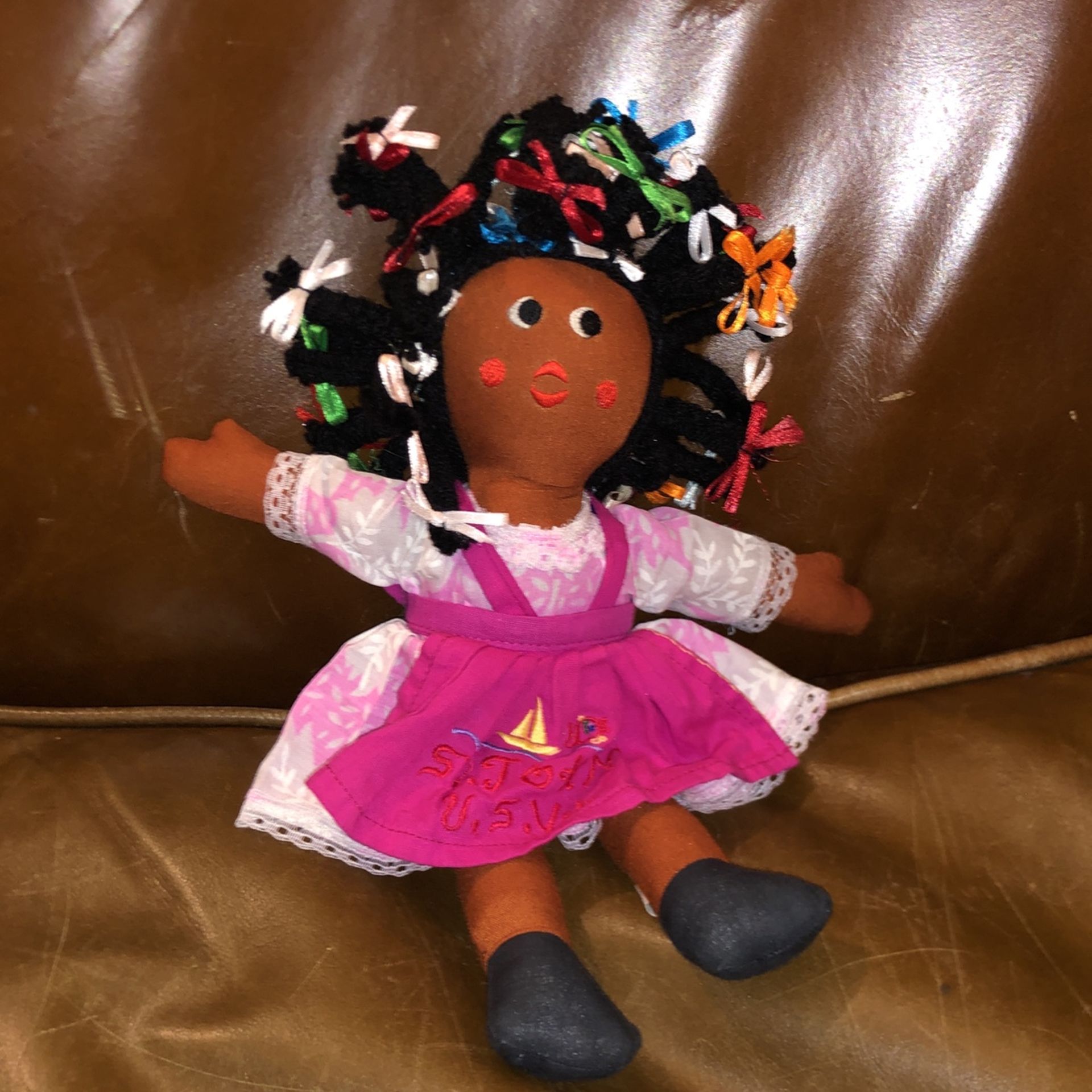 Vintage 10 inch cloth doll