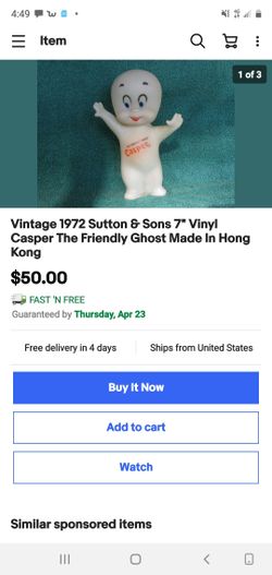 Vintage 1972 casper