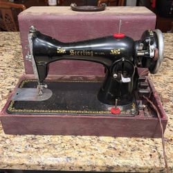 Vintage Sterling De-Lux Sewing Machine
