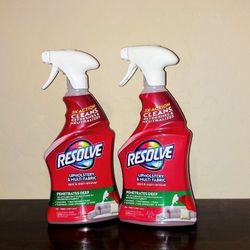 Resolve Upholstery and Multi Fabric Stain Remover  $4 each 