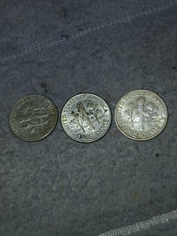 3 silver dimes