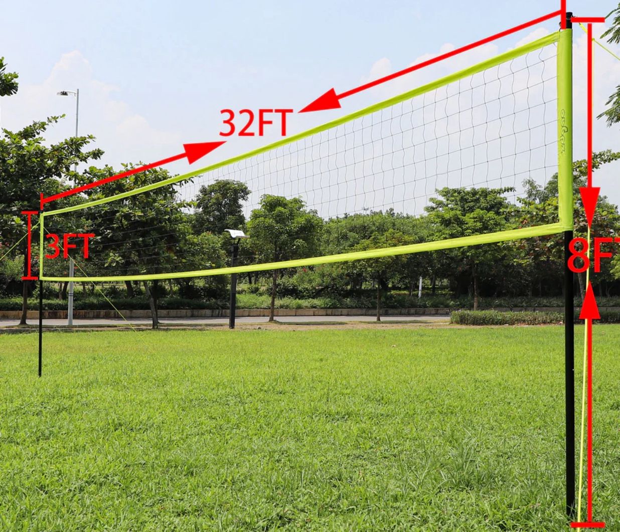 Sportcraft Heavy Duty Volleyball Net Set