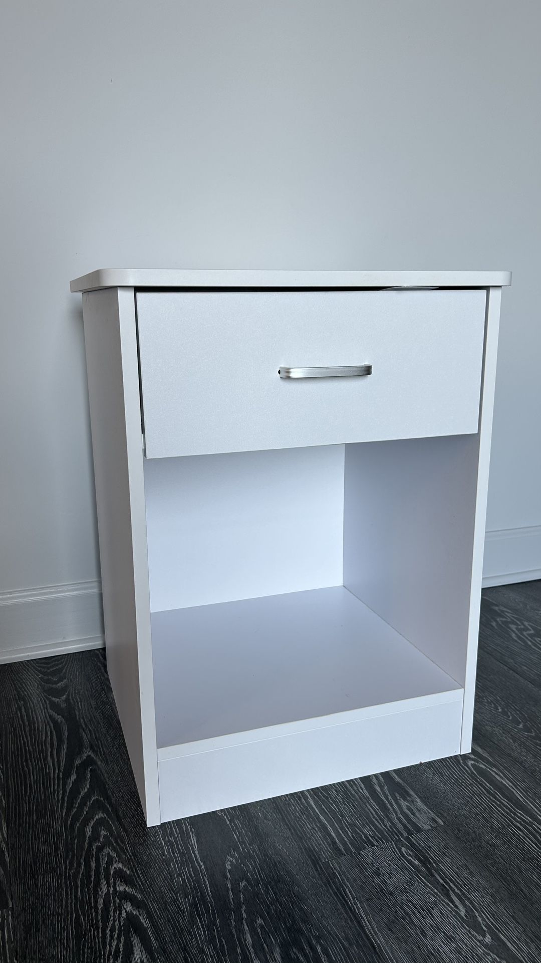 Beautiful White Nightstand Bedside table