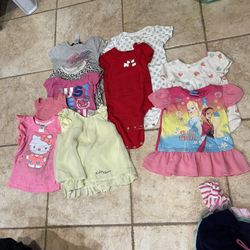 24 Month Girls Clothing Bundle – 37 Pieces, Disney, Carter’s, Gap & More  Huge bundle of gently used girls’ clothes, size 24 months – 37 pieces total: