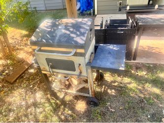 Used charcoal grill