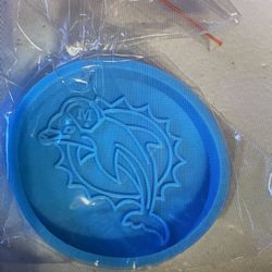 Miami dolphins resin phone grip mold