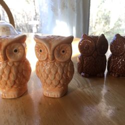 Owl Salt And Pepper Sets