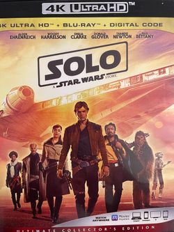 SOLO A Star Wars Story (4K Ultra HD + Bonus Blu-Ray Disc-2018)