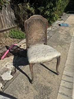 Vintage Cane Back Chair