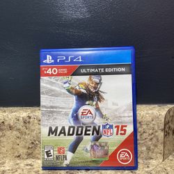 Madden NFL 15 -- Ultimate Edition (Sony PlayStation 4, 2014) WORKS