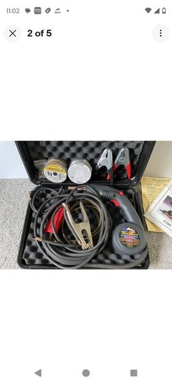 Ready Welder II Battery/DC Portable MIG Welder
The Ready Welder Il is a spool gun style portable MIG and Flux Core welder that runs on car batteries.