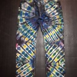 Tiedye Levi 513 Jeans 32x30 Handmade
