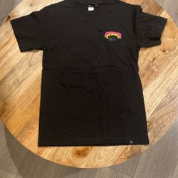 New No Hours Black Graphic Shirt Size S 