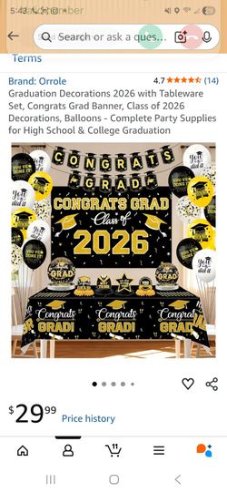 2026 Graduation Party Decorations